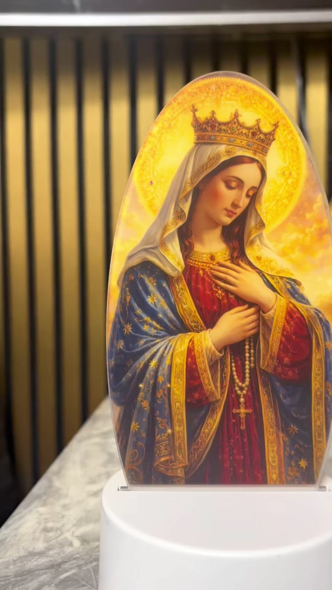 Holy Prayer LED Religious Decorative Light